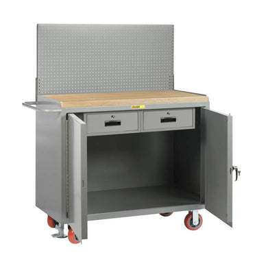 Mobile Bench Cabinets - Model MJ2D2436HDFLPB